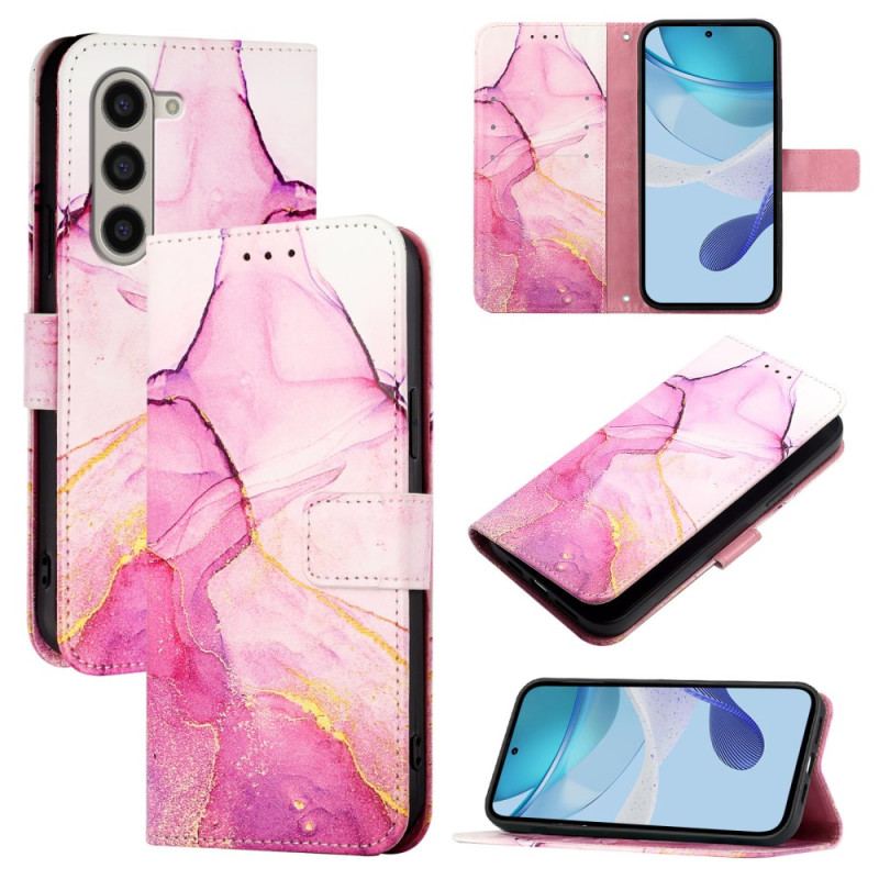 Etui Folio Do Samsung Galaxy Z Fold 6 Marmurowy Pasek Na Ramię