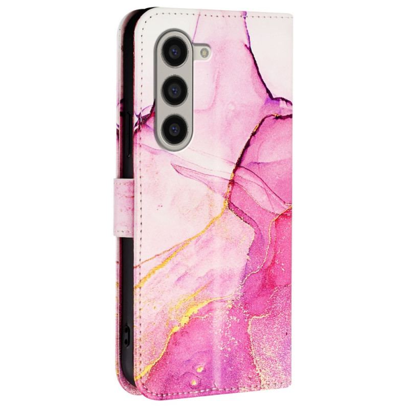 Etui Folio Do Samsung Galaxy Z Fold 6 Marmurowy Pasek Na Ramię