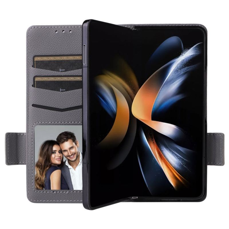 Etui Folio Do Samsung Galaxy Z Fold 6 Podwójne Zapięcie I Pasek