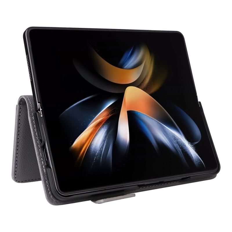 Etui Folio Do Samsung Galaxy Z Fold 6 Podwójne Zapięcie I Pasek