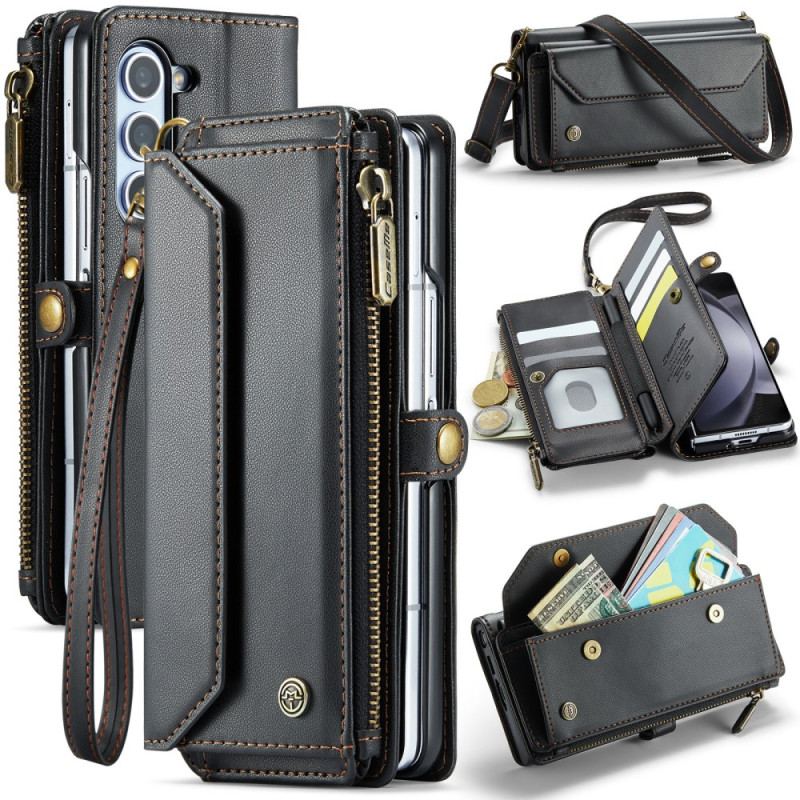 Etui Folio Do Samsung Galaxy Z Fold 6 Portfel Na Ramię I Smycz Caseme