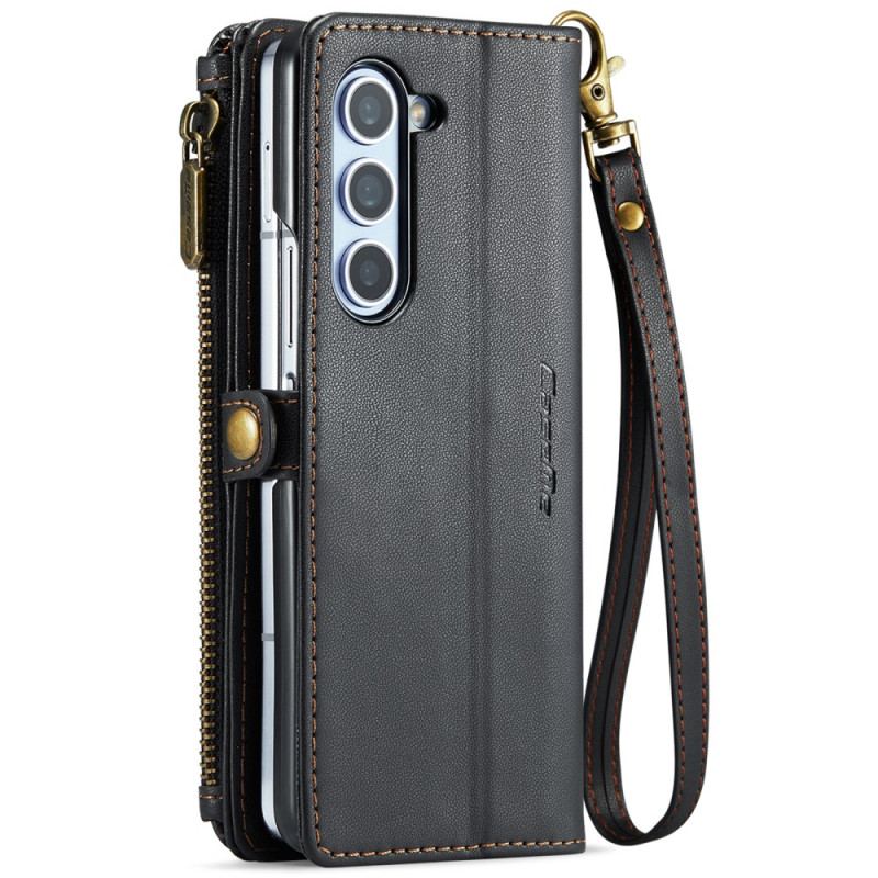 Etui Folio Do Samsung Galaxy Z Fold 6 Portfel Na Ramię I Smycz Caseme