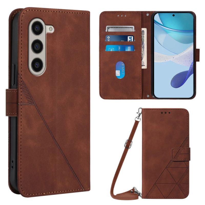 Etui Folio Do Samsung Galaxy Z Fold 6 Trójkąty Barkowe