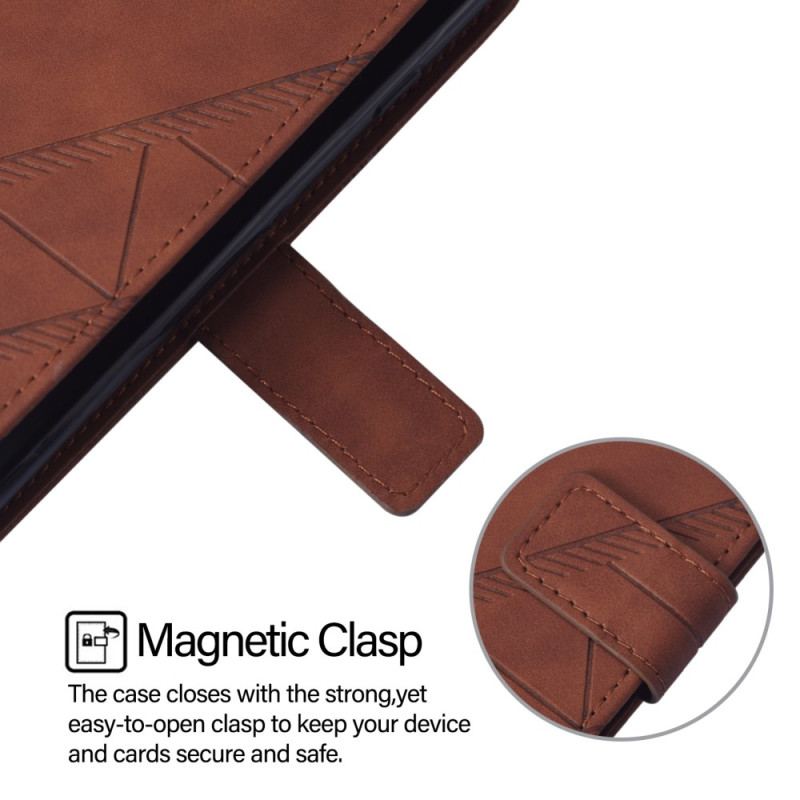 Etui Folio Do Samsung Galaxy Z Fold 6 Trójkąty Barkowe
