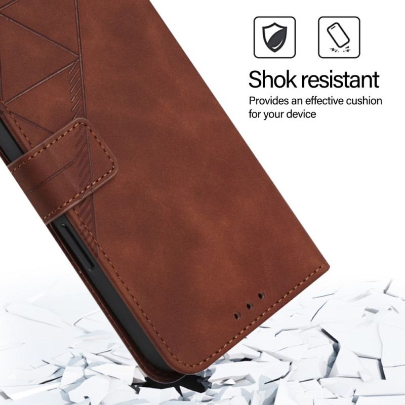 Etui Folio Do Samsung Galaxy Z Fold 6 Trójkąty Barkowe