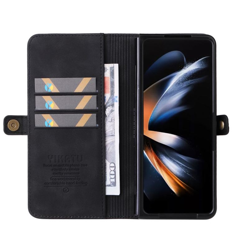 Etui Folio Do Samsung Galaxy Z Fold 6 Vintage Yikatu