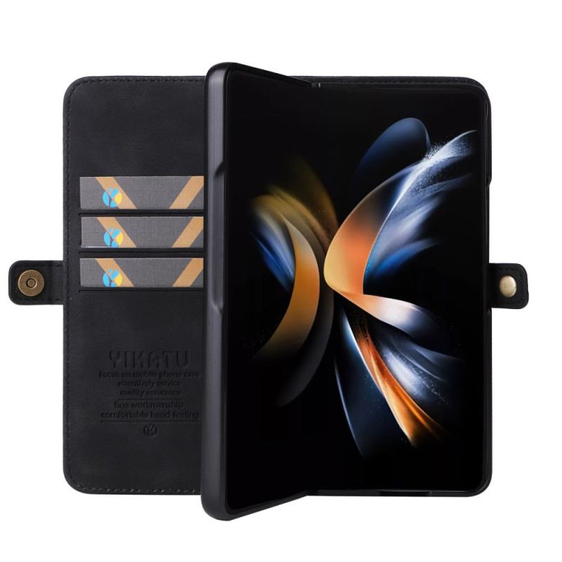 Etui Folio Do Samsung Galaxy Z Fold 6 Vintage Yikatu