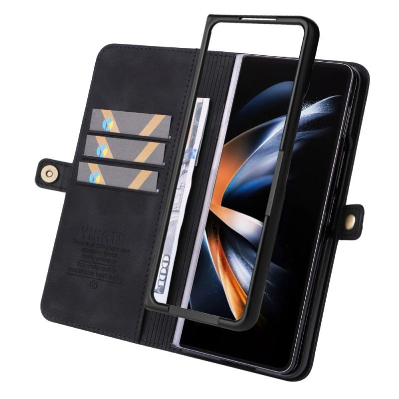 Etui Folio Do Samsung Galaxy Z Fold 6 Vintage Yikatu