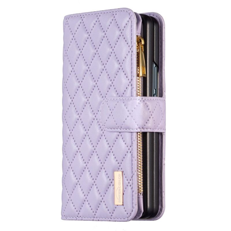 Etui Folio Samsung Galaxy Z Fold 6 Pikowana Binfen Kolor