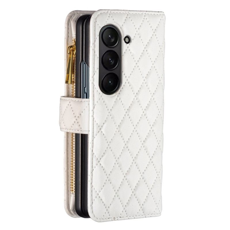 Etui Folio Samsung Galaxy Z Fold 6 Pikowana Binfen Kolor
