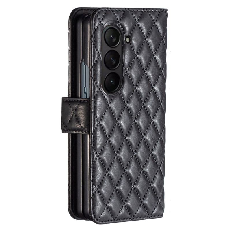 Etui Folio Samsung Galaxy Z Fold 6 Pikowane Etui Ochronne