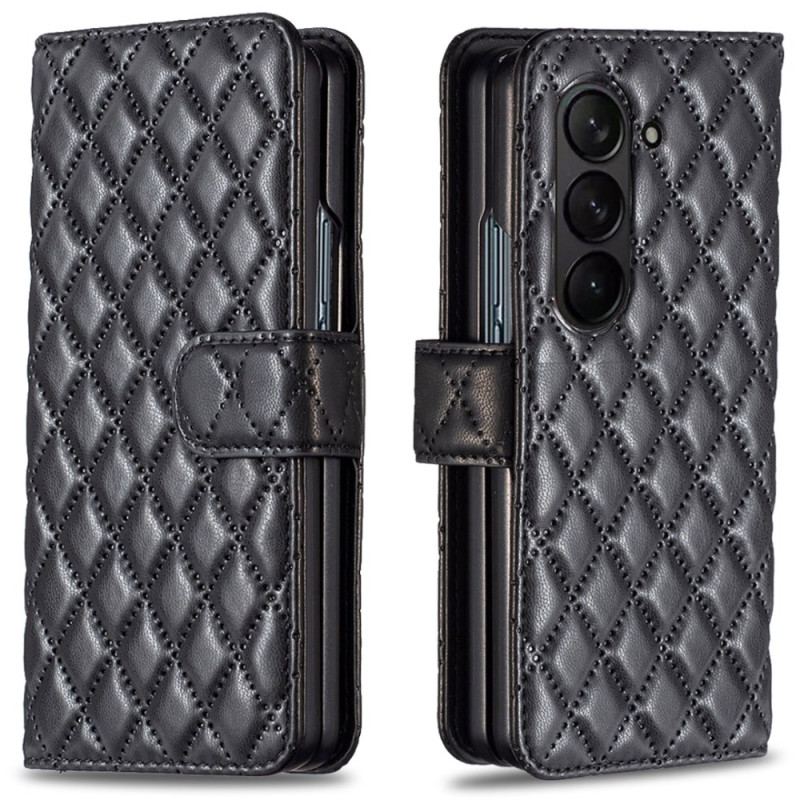 Etui Folio Samsung Galaxy Z Fold 6 Pikowane Etui Ochronne