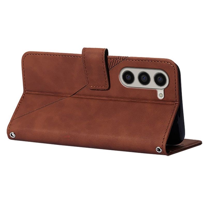 Etui Folio Samsung Galaxy Z Fold 6 Trójkąty Paska