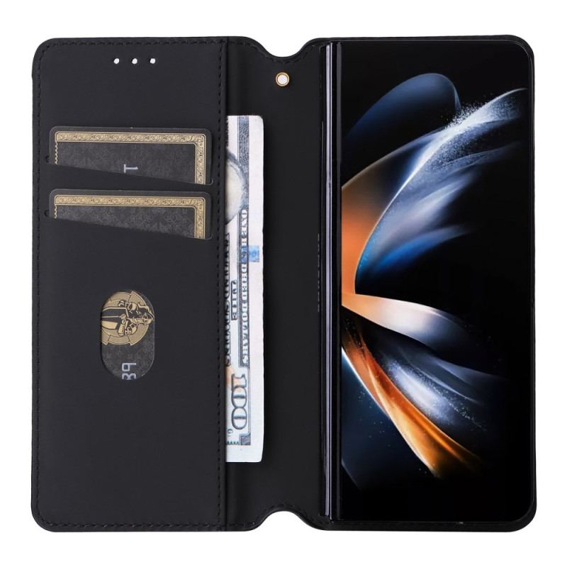 Etui Folio Samsung Galaxy Z Fold 6 Wzór Rombu