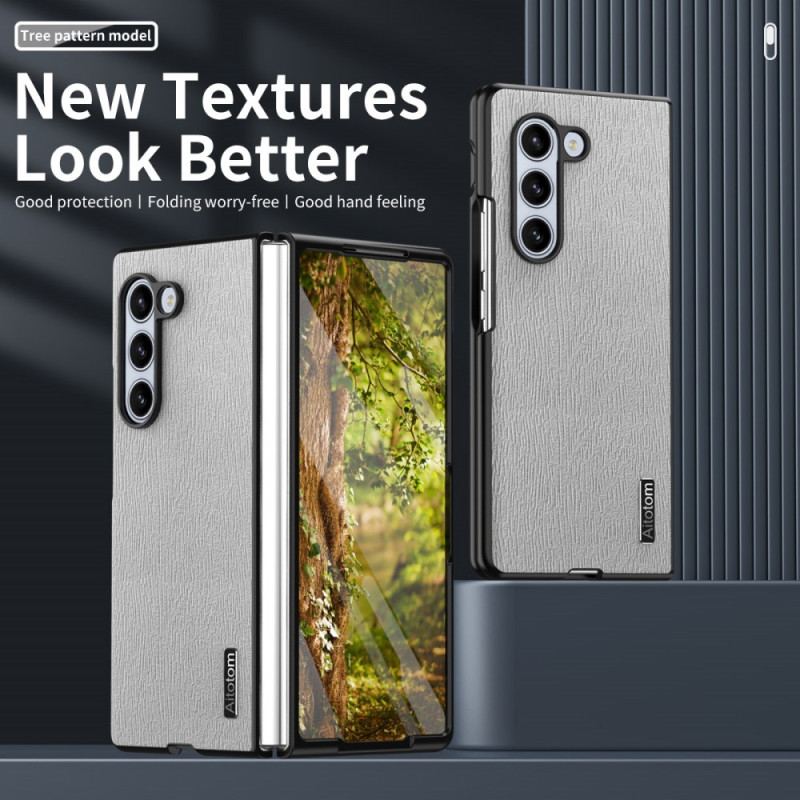 Etui Samsung Galaxy Z Fold 6 Dwastruktura Drewna