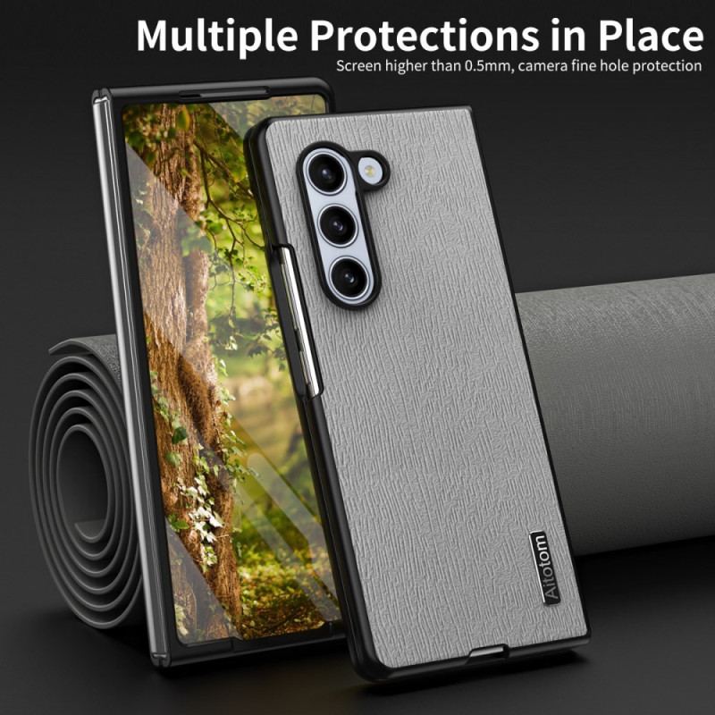 Etui Samsung Galaxy Z Fold 6 Dwastruktura Drewna