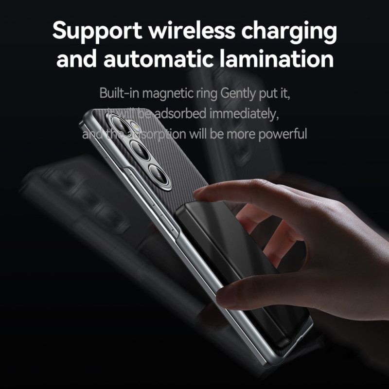 Etui Samsung Galaxy Z Fold 6 Sulada Teksturowana Sztuczna Skóra