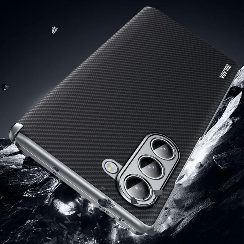 Etui Samsung Galaxy Z Fold 6 Sulada Teksturowana Sztuczna Skóra