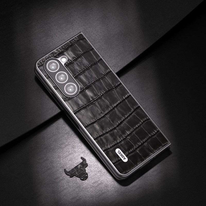 Etui Samsung Galaxy Z Fold 6 Tekstura Krokodyla Abeel