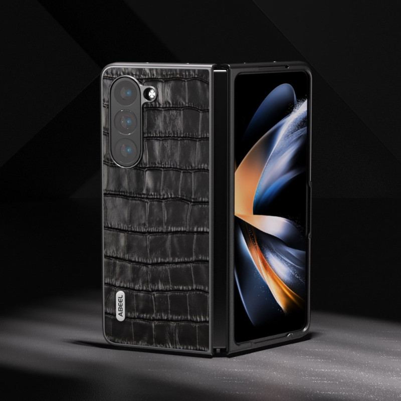 Etui Samsung Galaxy Z Fold 6 Tekstura Krokodyla Abeel