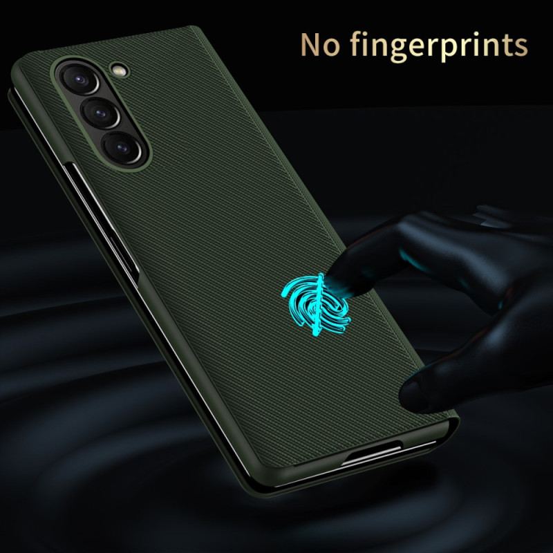 Etui Samsung Galaxy Z Fold 6 Wsparcie Z Efektem Skóry