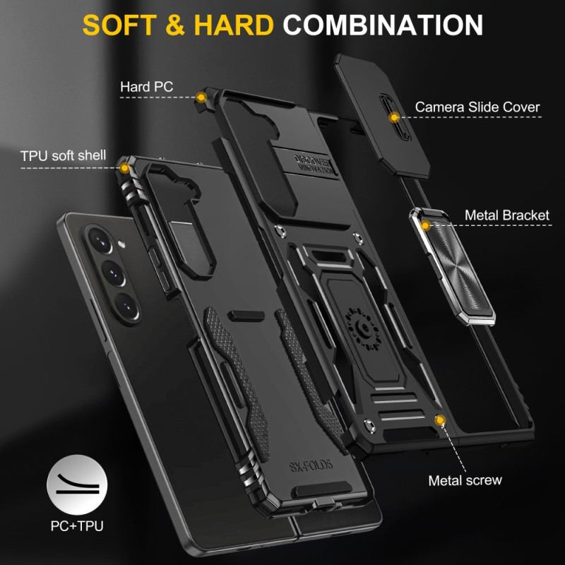 Etui Samsung Galaxy Z Fold 6 Wsparcie I Ochrona Przesuwanego Obiektywu