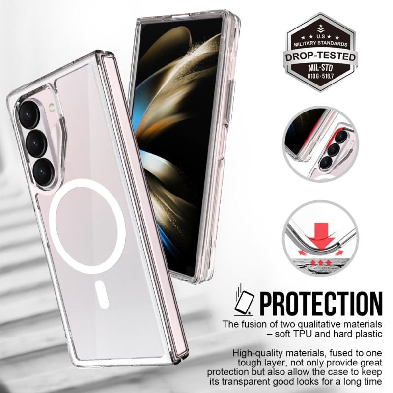 Futerały Samsung Galaxy Z Fold 6 Etui Na Telefon Kompatybilny Z Hybrydowym Magsafe