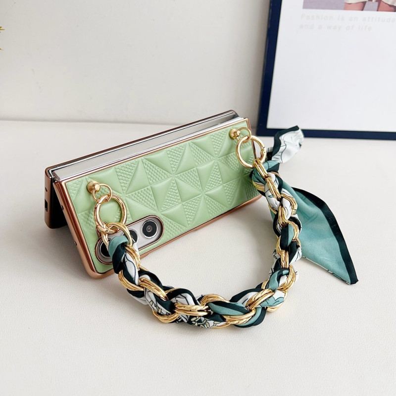 Futerały Samsung Galaxy Z Fold 6 Etui Na Telefon Łańcuszek Wstążkowy