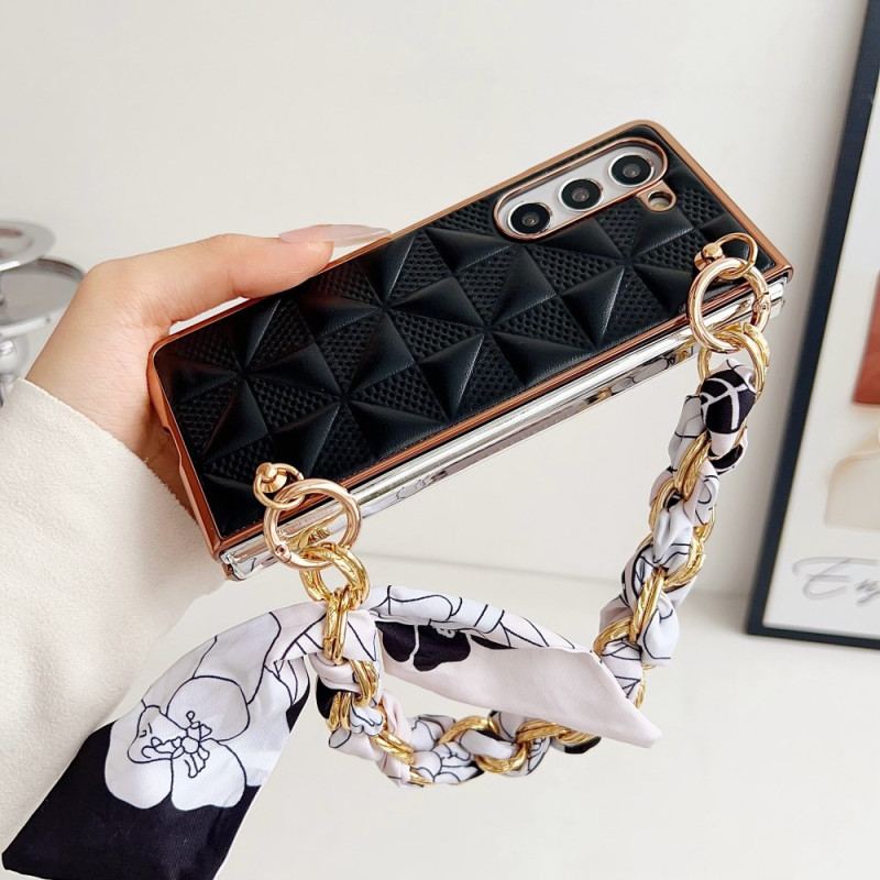 Futerały Samsung Galaxy Z Fold 6 Etui Na Telefon Łańcuszek Wstążkowy