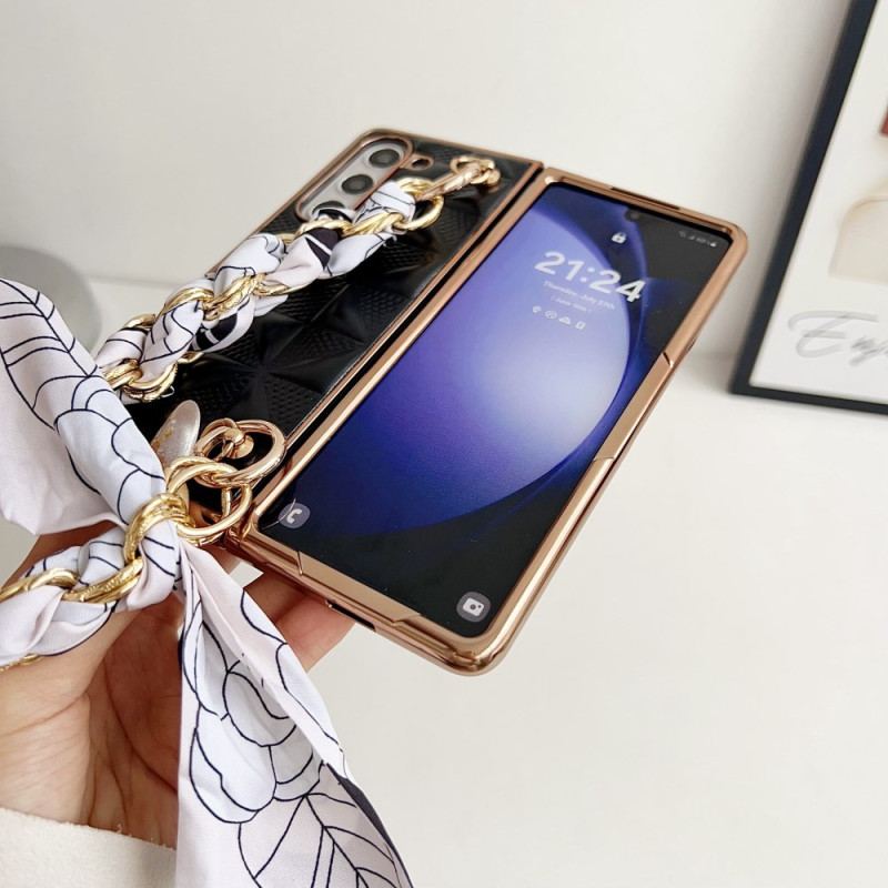 Futerały Samsung Galaxy Z Fold 6 Etui Na Telefon Łańcuszek Wstążkowy