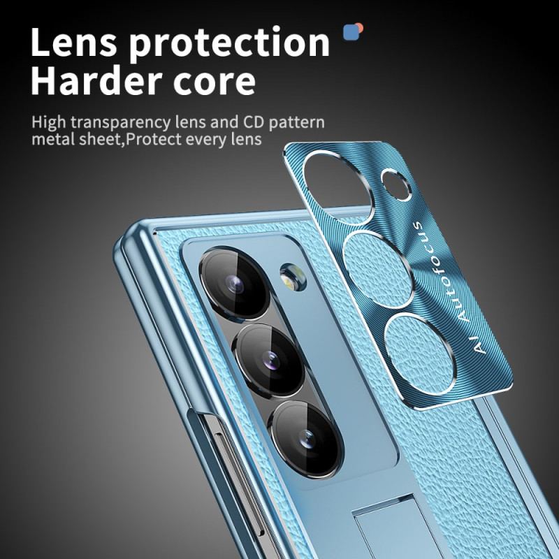Futerały Samsung Galaxy Z Fold 6 Etui Na Telefon Podpórka Ze Sztucznej Skóry I Uchwyt Na Rysik