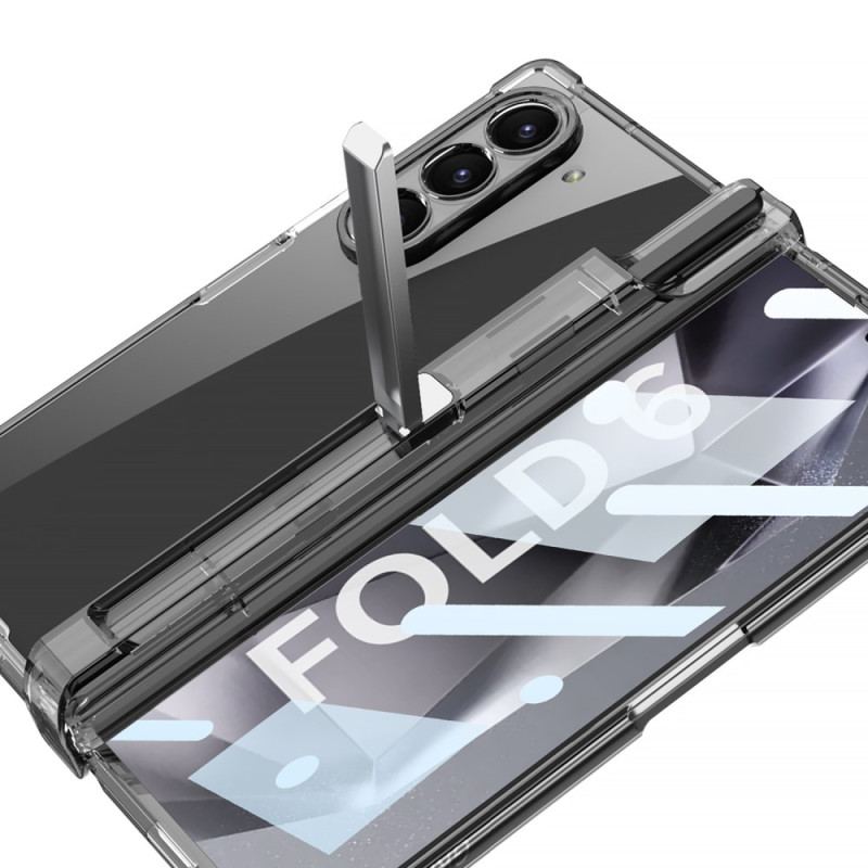 Futerały Samsung Galaxy Z Fold 6 Etui Na Telefon Przezroczysty Uchwyt Na Rysik I Stojak Gkk