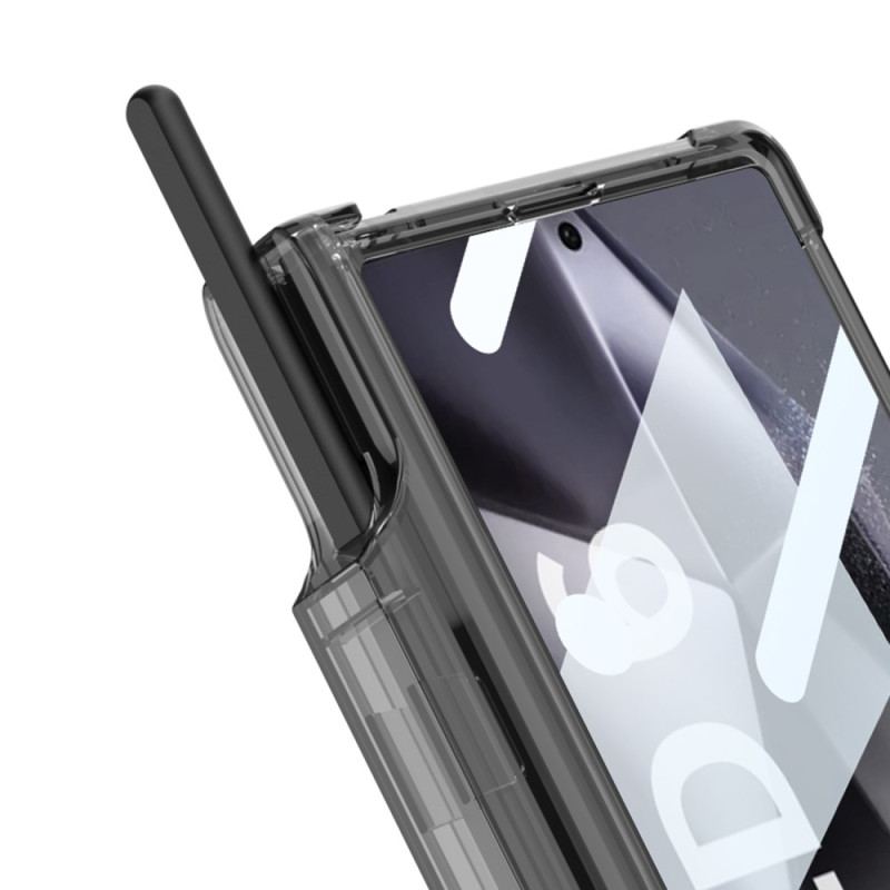 Futerały Samsung Galaxy Z Fold 6 Etui Na Telefon Przezroczysty Uchwyt Na Rysik I Stojak Gkk