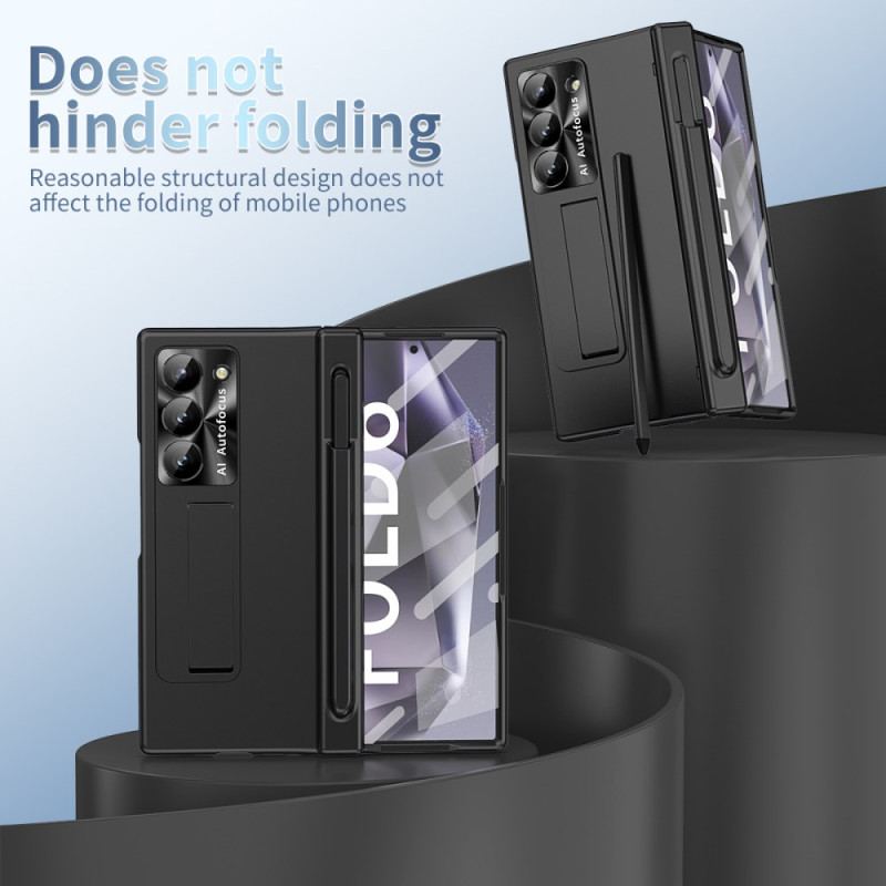 Futerały Samsung Galaxy Z Fold 6 Etui Na Telefon Zintegrowany Stojak I Uchwyt Na Rysik