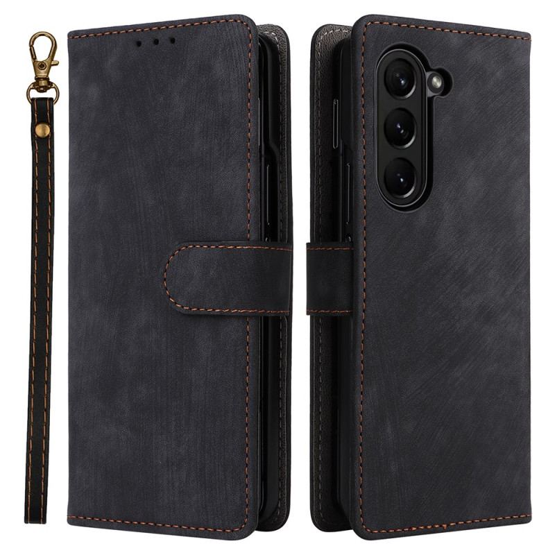 Obudowa Samsung Galaxy Z Fold 6 Etui Na Telefon Blokada Rfid I Smycz