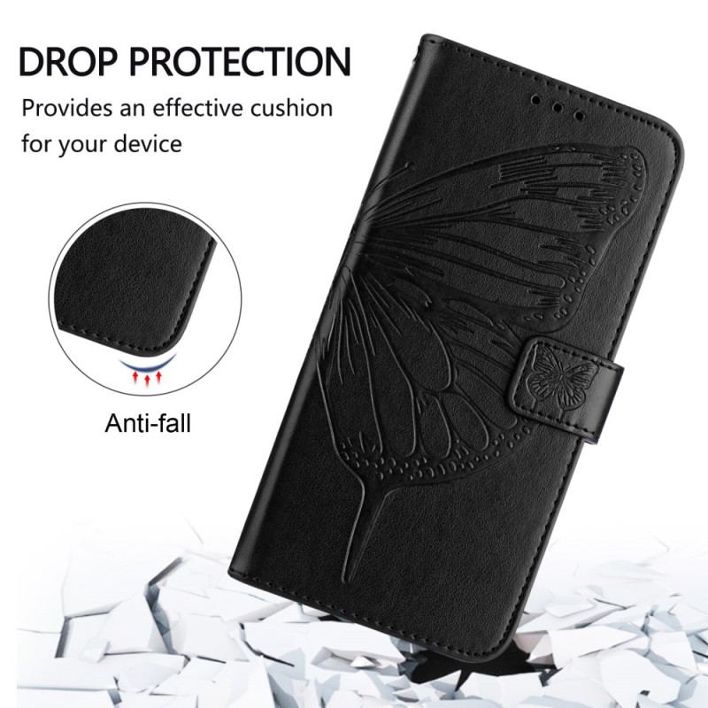 Pokrowce Samsung Galaxy Z Fold 6 Kwiatowy Motyl Z Paskiem