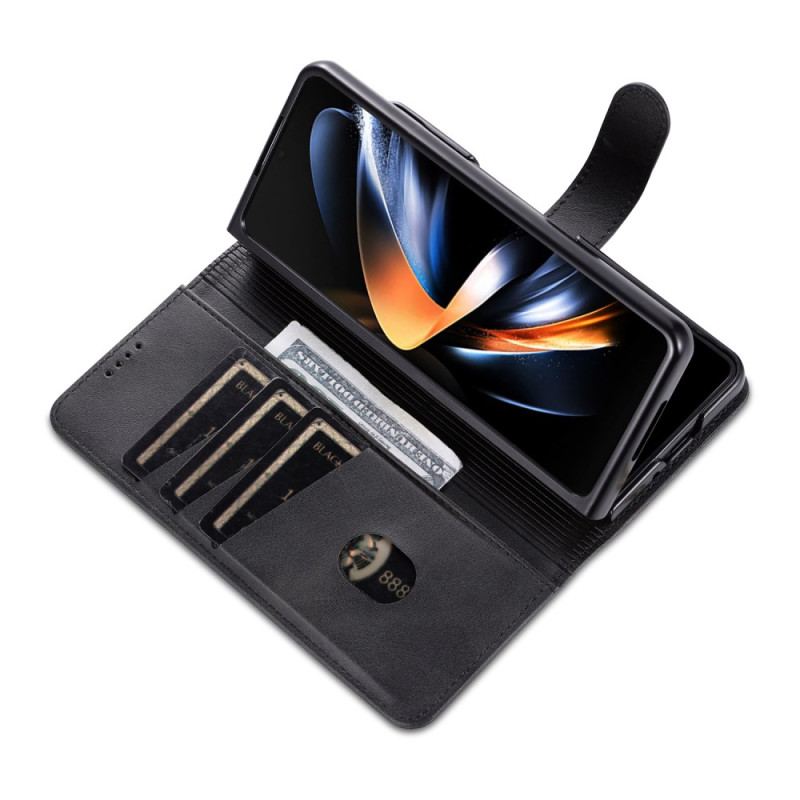 Skórzany Futerał Samsung Galaxy Z Fold 6 Etui Na Telefon Skórzany Styl Azns