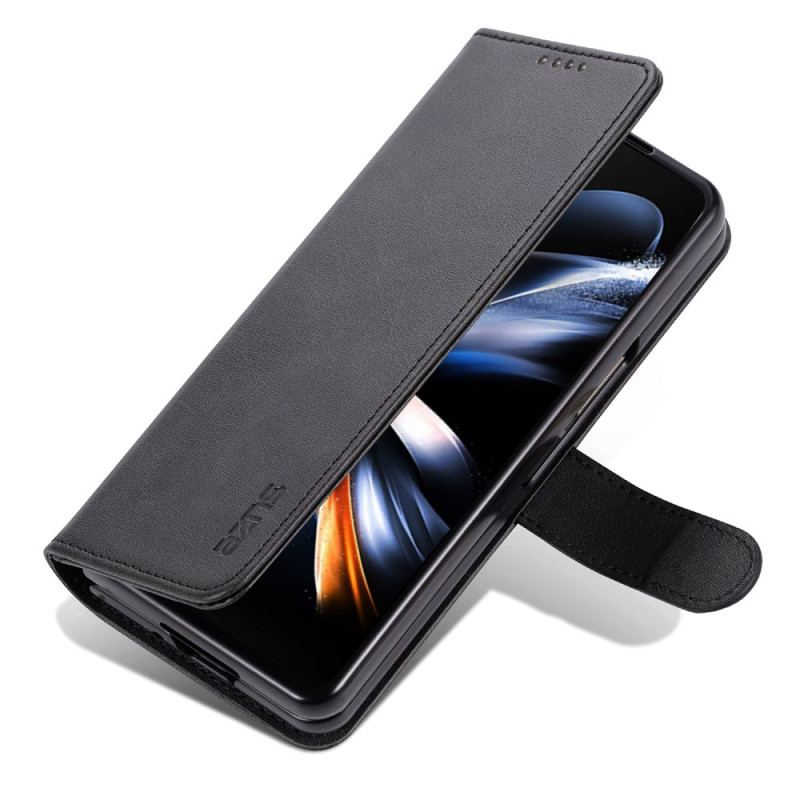 Skórzany Futerał Samsung Galaxy Z Fold 6 Etui Na Telefon Skórzany Styl Azns