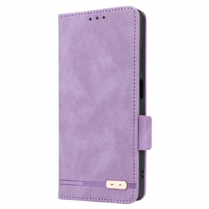 Etui Na Telefon do Xiaomi Redmi Note 12 Pro Etui Folio Stylowy Efekt Skóry