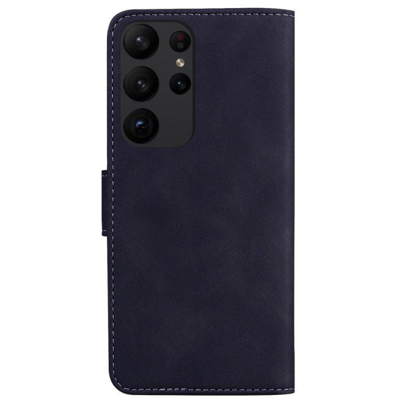 Etui Folio do Samsung Galaxy S23 Ultra 5G Jednolity Kolor