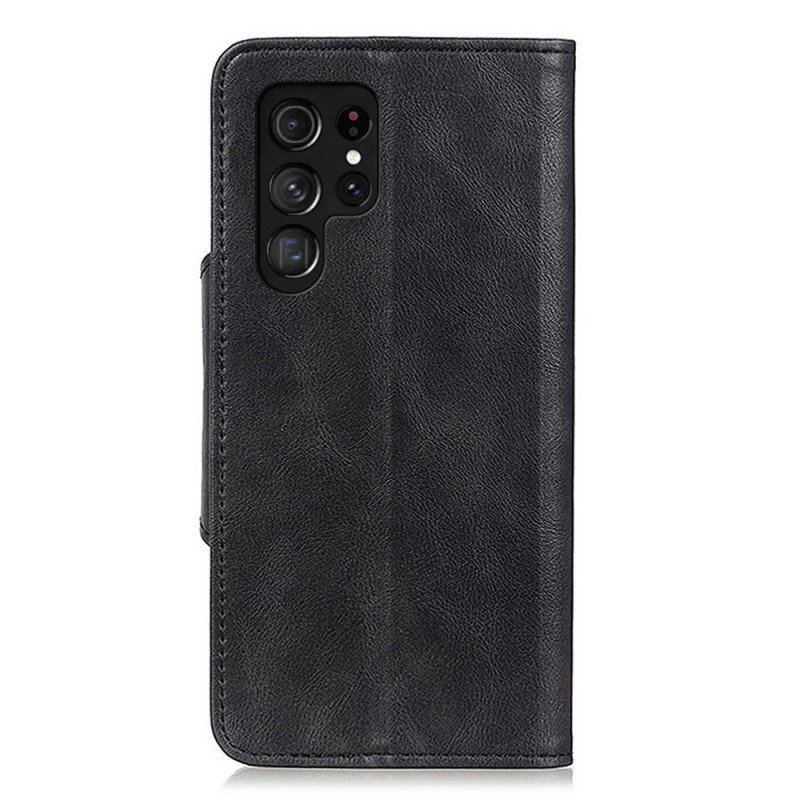 Etui Folio do Samsung Galaxy S23 Ultra 5G Przycisk Magnetyczny