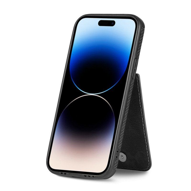 Etui do iPhone 14 Pro Max Portfel Włókno Węglowe I Portfel