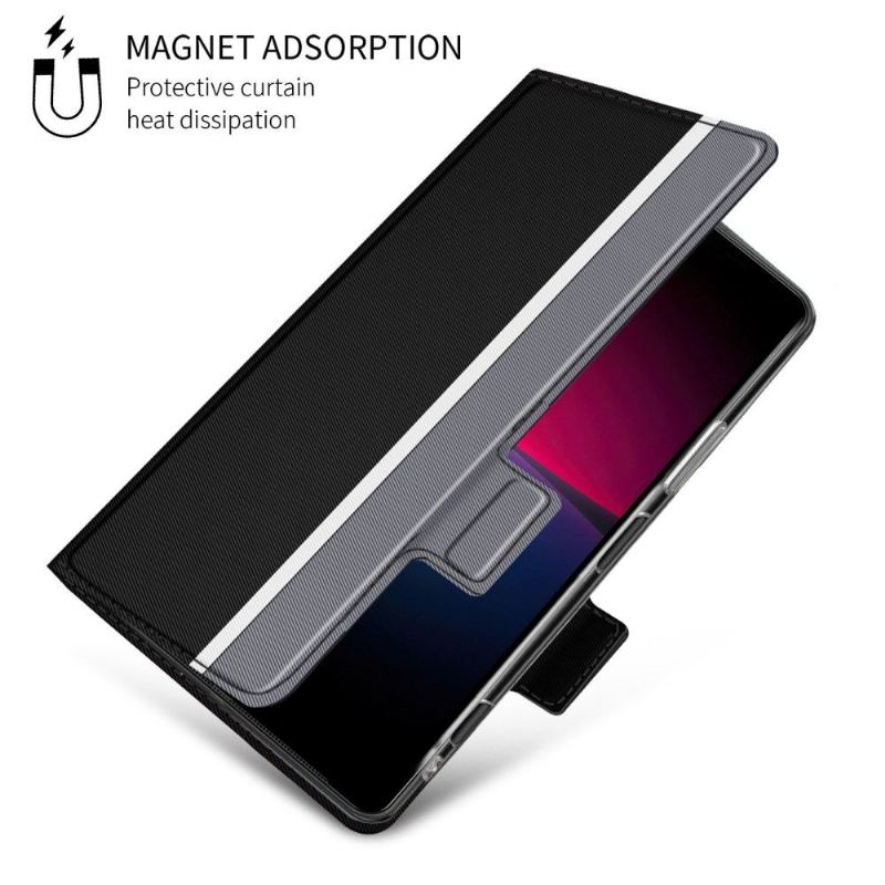 Etui Folio do Sony Xperia 10 IV Victoria Style Skóra