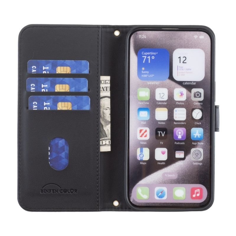 Etui Folio Do Google Pixel 9 Pro Pikowany Pasek Binfen Kolor