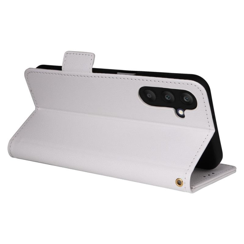 Etui Folio Samsung Galaxy M55 5g Finezja Z Paskiem Etui Ochronne
