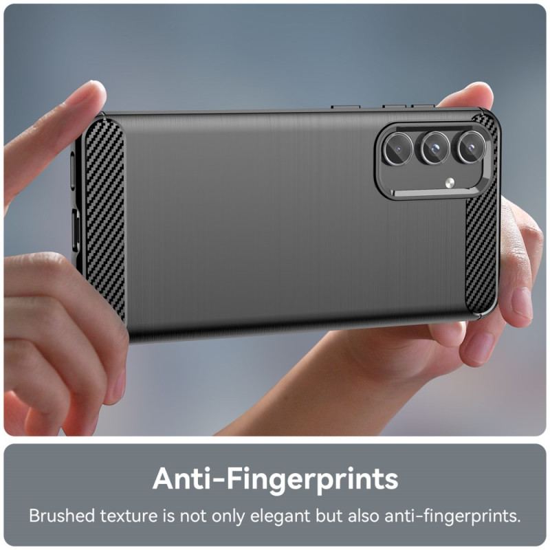 Etui Samsung Galaxy M55 5g Szczotkowane Włókno Węglowe