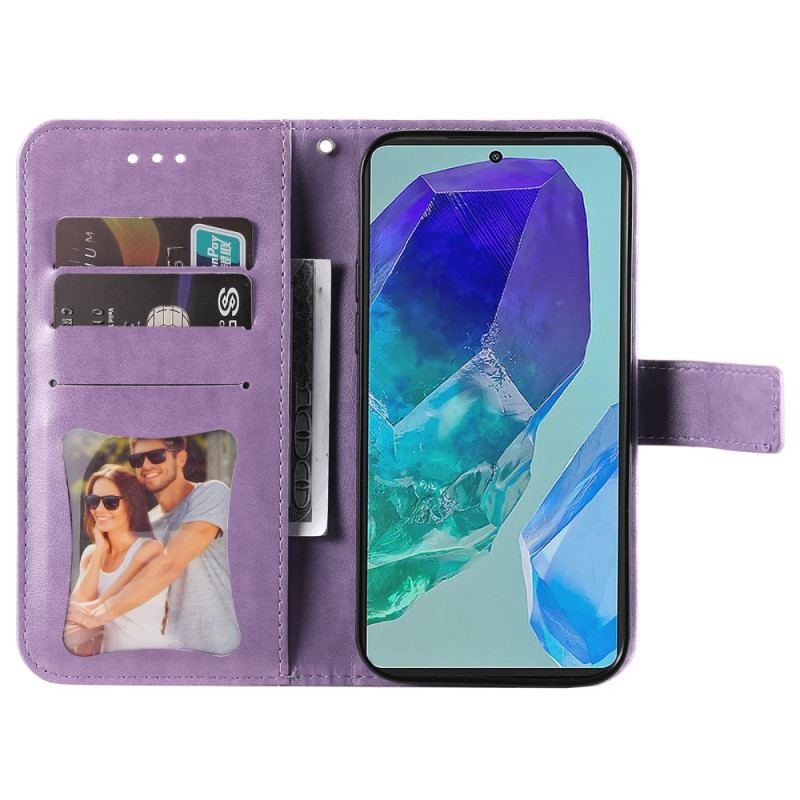 Obudowa Samsung Galaxy M55 5g Etui Na Telefon Nadruk Mandali Z Paskiem
