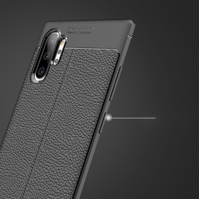 Etui do Samsung Galaxy Note 10+ / Note 10+ 5G Żel Wykończeniowy Ze Sztucznej Skóry