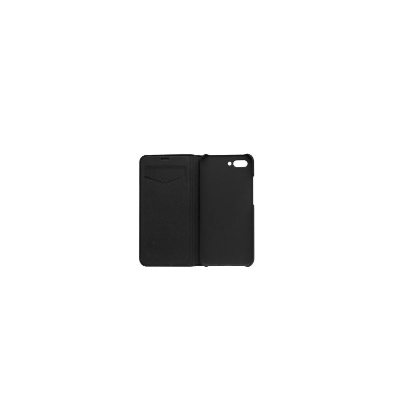 Etui Folio do Honor 10 Qialino Oryginalna Skóra - Czarny