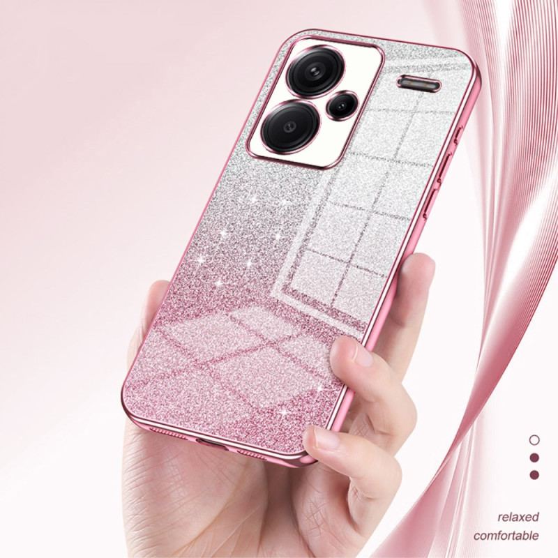 Etui Do Xiaomi Redmi Note 13 Pro Plus 5g Wzór Brokatu